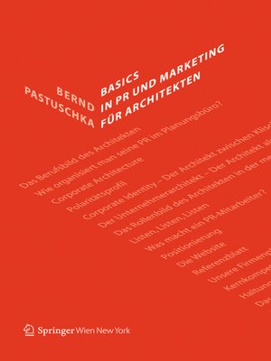 cover image of Basics in PR und Marketing für Architekten